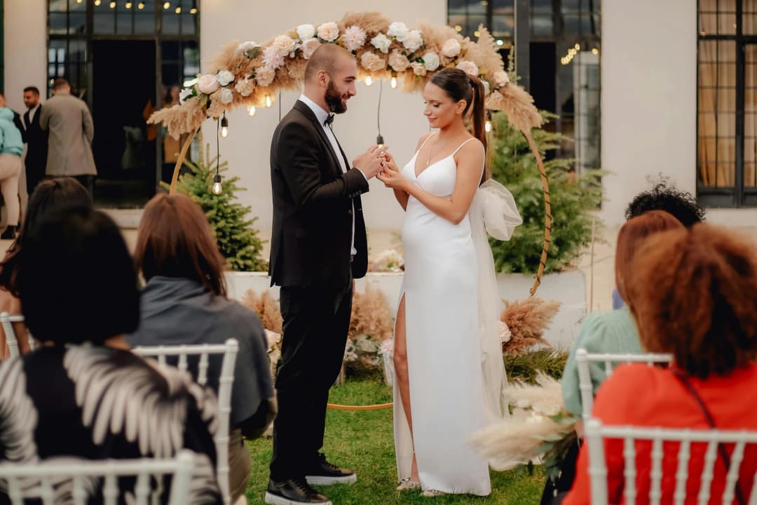Hochzeitsmoment